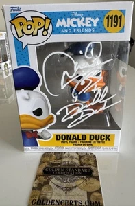Daniel Ross FIGURA FIRMADA REINO CORAZONES DONALD DUCK FUNKO POP CERTIFICADO DE AUTENTICIDAD Holo - Imagen 1 de 8