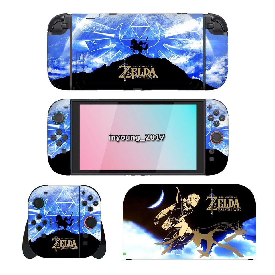Skin Sticker for Nintendo Switch 2 Console Joycons Zelda Breath of the Wild #2 - Image 1 of 1