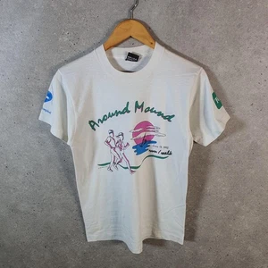 Vintage Screen Stars Around Mound Run 1992 Single Stitch T Shirt Men’s M White - Picture 1 of 8