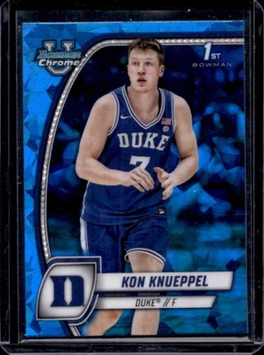 2024-25 Bowman University Chrome Sapphire Kon Knueppel #48 Blue Devils - image 1 of 2