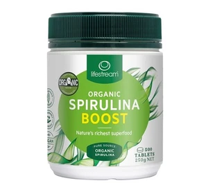 500 tabletas Lifestream orgánicas Spirulina Boost con certificación - Imagen 1 de 1