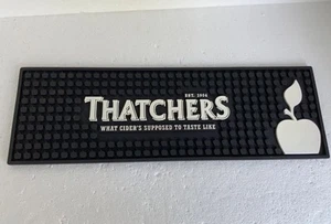 Thatchers Cider Black Rubber Bar Runner - Drip Mat - 50cm x 16cm - - Picture 1 of 1