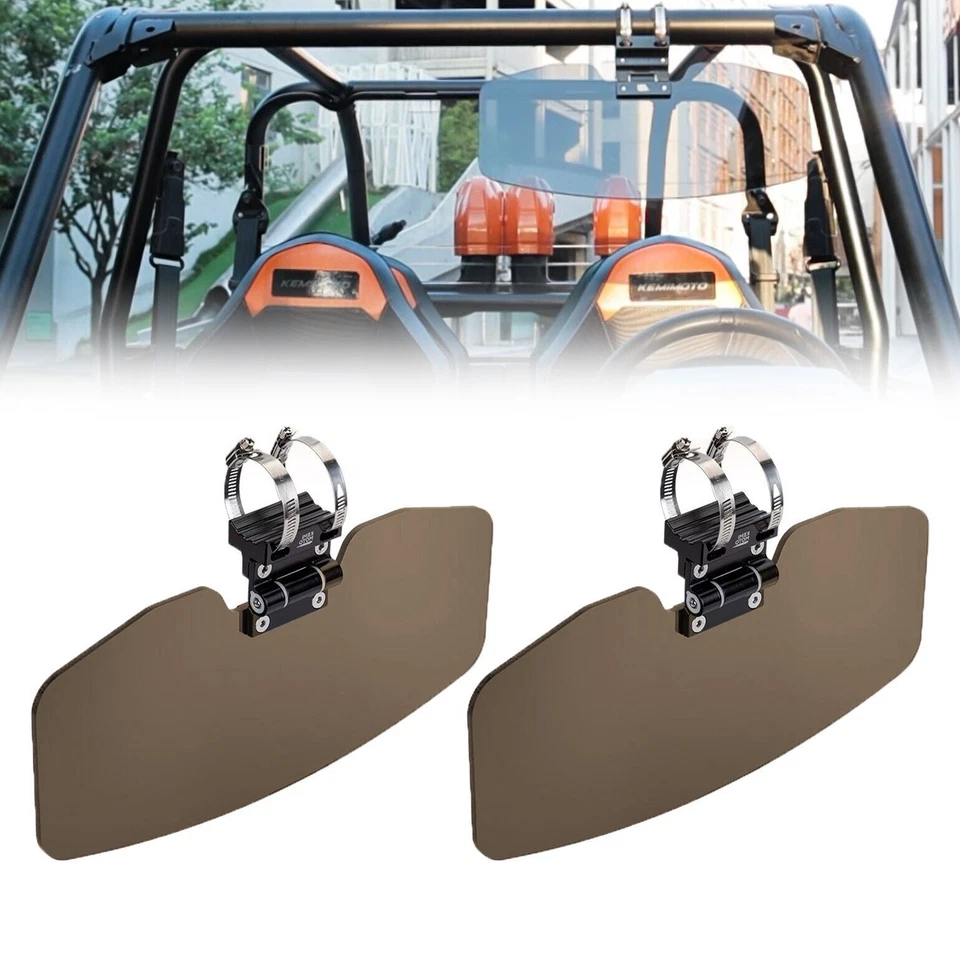 KEMIMOTO 2 piezas 1,5-2"" UTV parasol tintado para Can Am X3 RZR XP 1000 Foto 1 de 4
