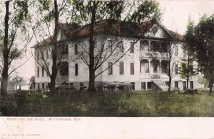 Postcard Wisconsin Wittenberg Home Aged 1908 Shawano - Picture 1 of 2