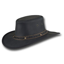 Barmah Hats Squashy Bronco Cooper Crossing Leather Hat - Item 1022