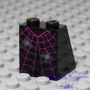 NEW Lego Black SPIDER WEB MINIFIG SKIRT - Witch Sorcerer Girl Dress Bottom Slope - Picture 1 of 4
