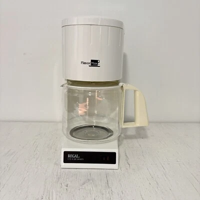 Cafetera de goteo Vintage Regal Flavor Max 7681-1 a 14 tazas Blanco FUNCIONA GENIAL Foto 1 de 4
