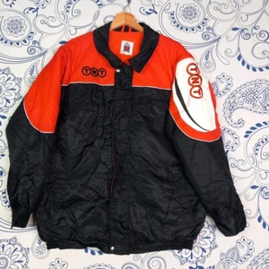 VINTAGE TNT WINTER JACKET LOGISTICA TRASPORTI TG M BALDUCCI SMANICABILE GIUBBOTT - Picture 1 of 23