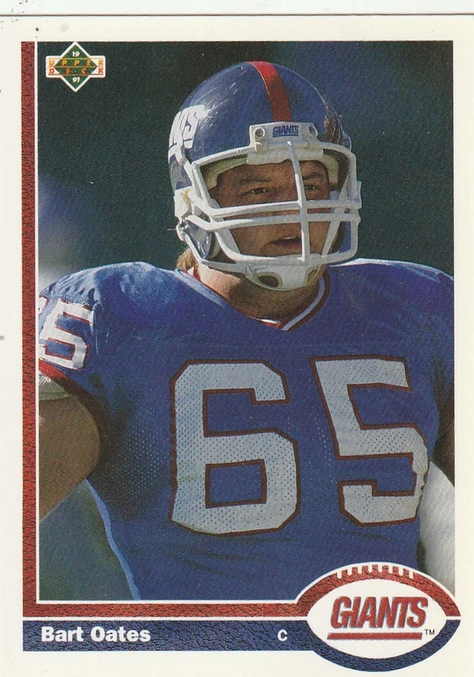 FREE SHIPPING-MINT-1991 Upper Deck Bart Oates #418 GIANTS PLUS BONUS CARDS - Image 1 of 1
