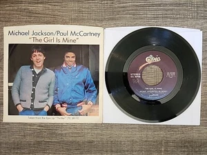 Michael Jackson Paul McCartney The Girl Is Mine/Can't Get Outta The Rain EPIC - Picture 1 of 6