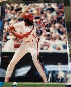 Garry Maddox Philadelphia Phillies signed 11x14 photo With COA - Picture 1 of 2