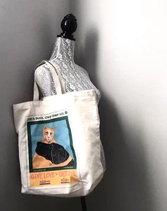 Bolso de Mano Stephen Hueneck Sally Lab Petsmart Lona Give Get Love Caridad Gato Perro - Imagen 1 de 7