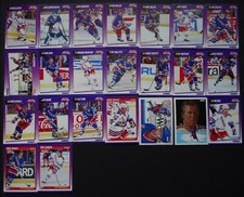 1991-92 Score American New York Rangers Team Set of 23 Hockey Cards 