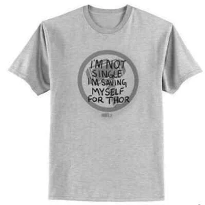 POP! T-Shirt I'm Not Single I'm Saving Myself for Thor Marvel Collector Corps Lg - Bild 1 von 1