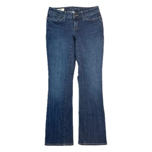 Banana Republic Damenjeans Urban Boot geschnitten Stretch niedrig erhöht Denim blau 2 - Bild 1 von 10