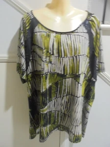 MARCO POLO SIZE 4XL 22 Plus as New Black Khaki Green Taupe TOP # - Picture 1 of 3