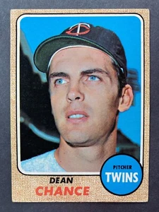 1968 Topps #255 Dean Chance (Minnesota Twins) (B) - Bild 1 von 2