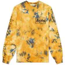 Aries PEACE & LOVE Long Sleeve Tee, Tie-Dyed, Unisex (FSAR60011) - Sizes S, M, L