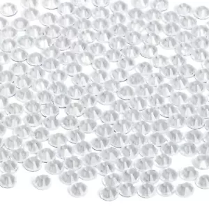 144 Pieces SS30 Clear Crystal Hotfix Rhinestones Flatback Round Crystal Glass... - Picture 1 of 3