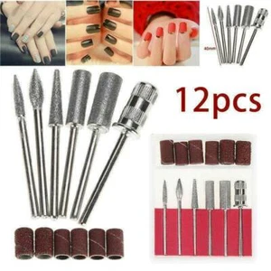 12-teiliges Pediküre Set – Professionelle Schleifhülsen für Fuß & Nagelpflege DE - Picture 1 of 12
