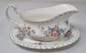 Royal Albert Constance grau Boot & Teller - Bild 1 von 9