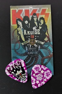 PICK DE GUITARRA KISS KRUISE IV Paul Stanley Cancelado Island Show ¡RARA! - Imagen 1 de 1