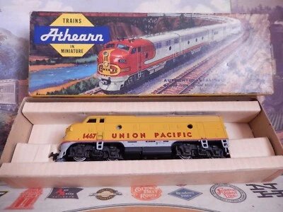 Ho Scale Athearn F7A Union Pacific Diesel Locomotive # 1467 OB***NICE LQQK*** - Image 1 of 4