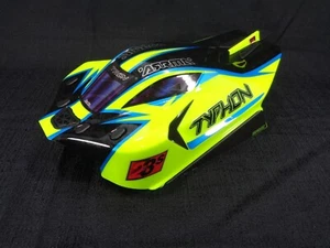 New Arrma Typhon 4x4 223S BLX Yellow Blue Black Painted Clipless Body Shell 3s - Picture 1 of 6
