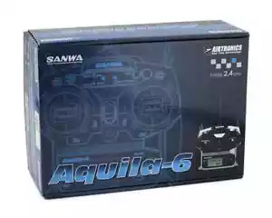 Sanwa Airtronics Aquila-6 2.4GHz 6-Channel FHSS-1 Radio System w/RX-71E Receiver - Picture 1 of 3