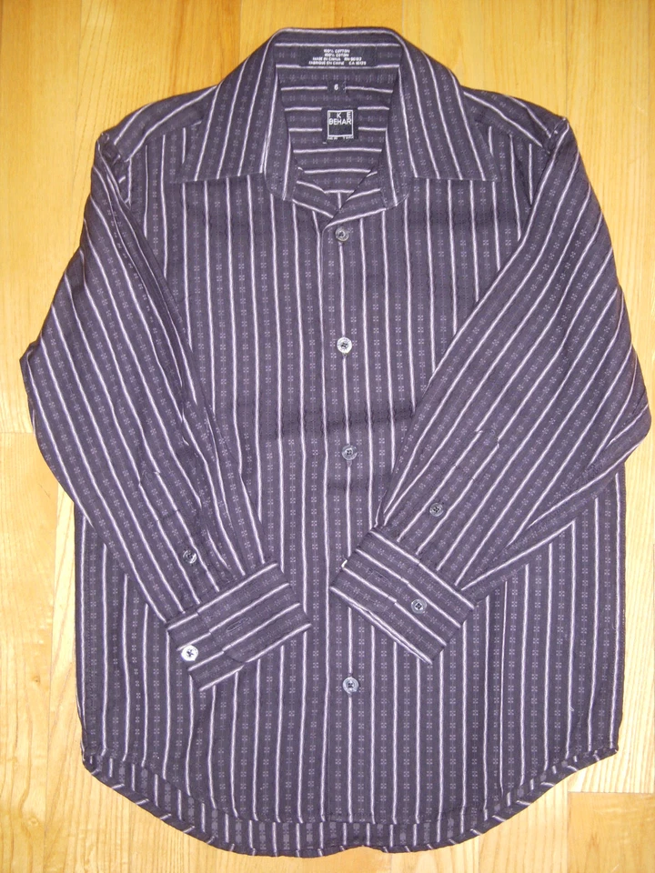 Camisa de vestir IKE BEHAR Vowen para niño talla 6 Foto 1 de 1