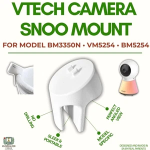 Snoo Bassinet Mount for Vtech Baby Monitors BM3350N, VM5254 & More | No Drill | - Picture 1 of 7