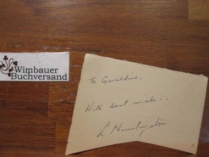 Unidentified Autograph L. Huntington und ein weiteres /// Autogramm Autograph si - Picture 1 of 2
