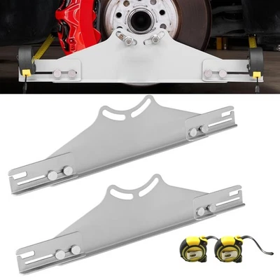 2 PIEZAS Herramienta de Alineación de Ruedas Puntera Alineación de Camber Placa de Herramienta con 2 Cinta Medida Foto 1 de 4