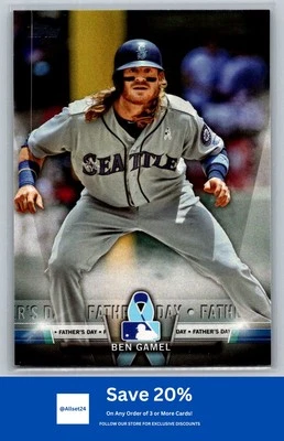 2018 Topps #TS-22 Ben Gamel Topps Salute (Series One) Seattle Mariners I20 - Image 1 of 2