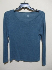 Mossimo Women's Size XL Long Sleeve Green T- Shirt EUC - Picture 1 of 4