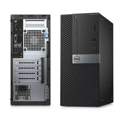 Dell Desktop Tower Computer PC i5, up to 32GB RAM 1TB SSD, Windows 11 or 10 WIFI - Image 1 of 4