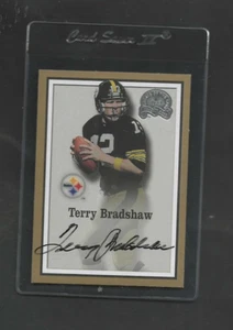 Terry Bradshaw Signed Auto COA 2000 Fleer Greats of the Game Football Card - Picture 1 of 1