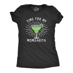 Womens Time For My Momgarita T Shirt Funny Mother's Day Gift Margarita Drinking - Picture 1 of 7