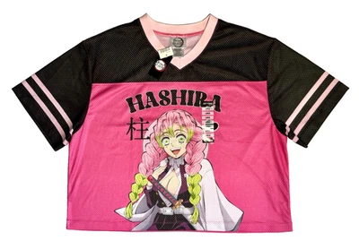 Camiseta de fútbol recortada Demon Slayer Hashira Mitsuri Kanroji XS,LG,XL.2XL,3XL Foto 1 de 4