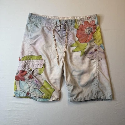 Pantalones Cortos de Natación True Religion Para Hombres 34 Multicolor Floral Board Trunks Trajes de Baño Playa Foto 1 de 4