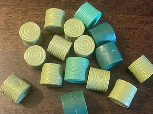 Round Hay Bales 16 count farm toy 1" - Picture 1 of 4