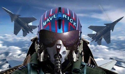 NEW TOP GUN MAVERICK 2022 MOVIE POSTER PREMIUM WALL ART PRINT SIZE A5-A1 - Image 1 of 4