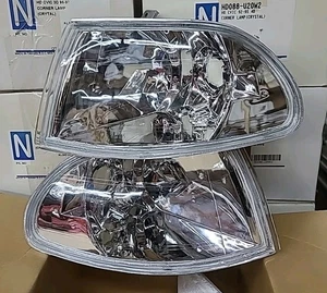 EURO CLEAR LENS CORNER TURN SIGNAL LAMPS LIGHTS FOR 92-95 CIVIC 4D KS-HD087 L&R - Picture 1 of 6