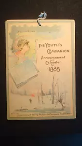Calendario Vintage 1888 ENCUADERNADO DE LA JUVENTUD - Completo - EXCELENTE Estado - Imagen 1 de 8