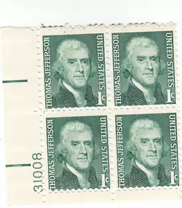 Scott #1278- 5c Green - Thomas Jefferson - MNH - Picture 1 of 1