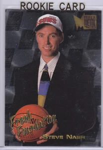 STEVE NASH 1996/97 Fleer Metal SUNS ROOKIE CARD Fresh Foundation Basketball RC - Picture 1 of 2