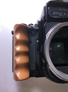 RECHTS Big Grip Holz-Pentax Holzgriff 6x7 67-handgemachte KirscheHolztönung-Kirschholz - Bild 1 von 6