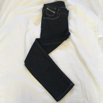 Pantalones de mezclilla Diesel Matic J para niñas de 8 años ajustados azul oscuro nuevos con etiquetas sm 23 24 25 KXARH Foto 1 de 4