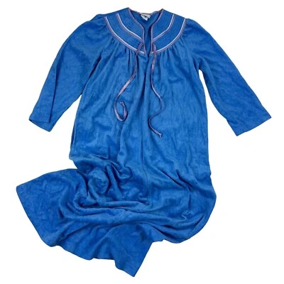 Abrigo de Colección Appel Azul Polar Casa 3/4 Cremallera Frontal L/S Talla M Hecho en EE. UU. Foto 1 de 4