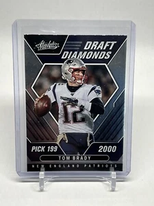 2022 Panini Absolute Draft Diamonds Patriots Football Card #DD-3 Tom Brady - Bild 1 von 2